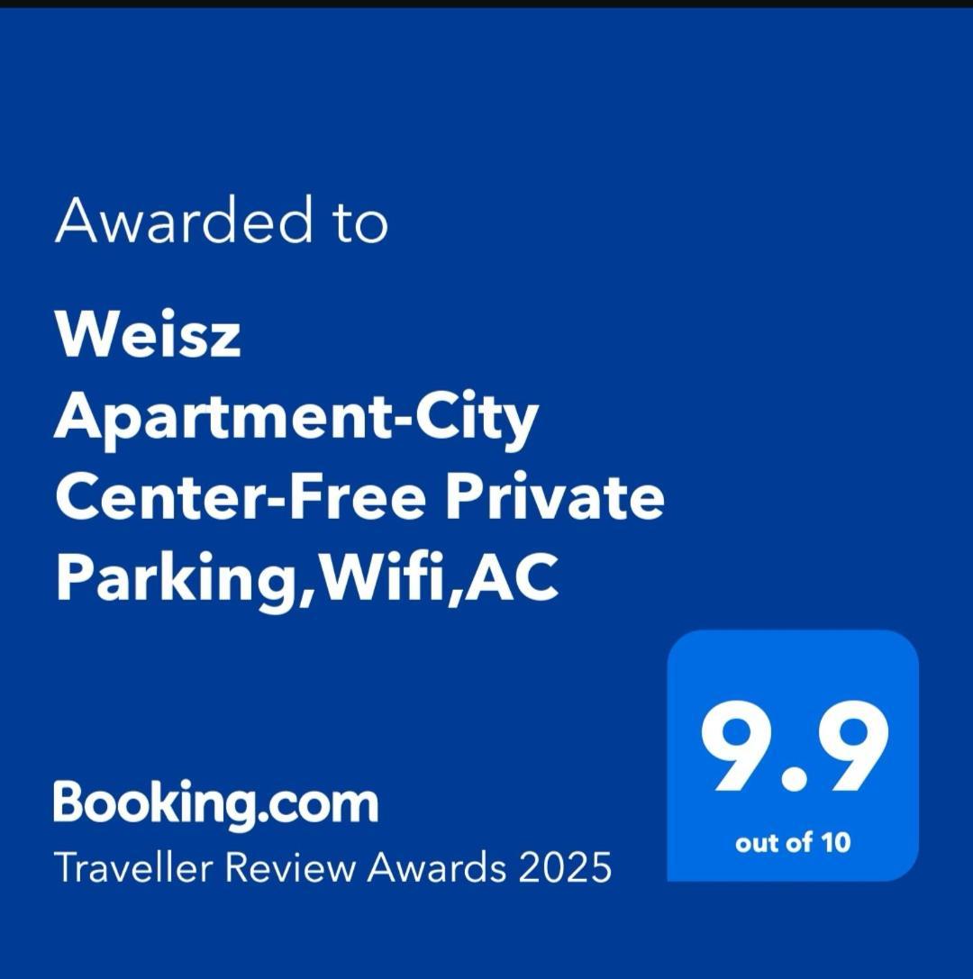 קאריי Weisz Apartment-City Center-Free Private Parking,Wifi,Ac מראה חיצוני תמונה